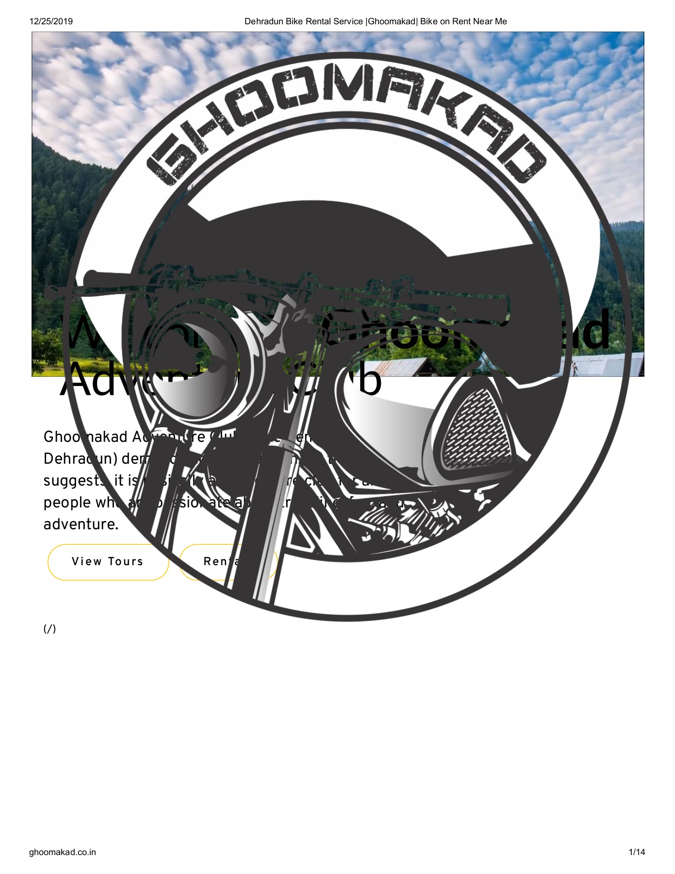 bike on rent near me