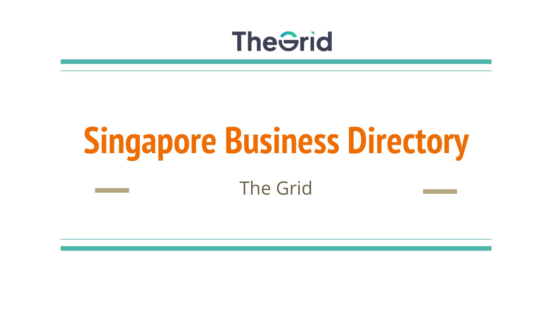 Singapore Business Directory The Grid sgpthegrid Page 1 6