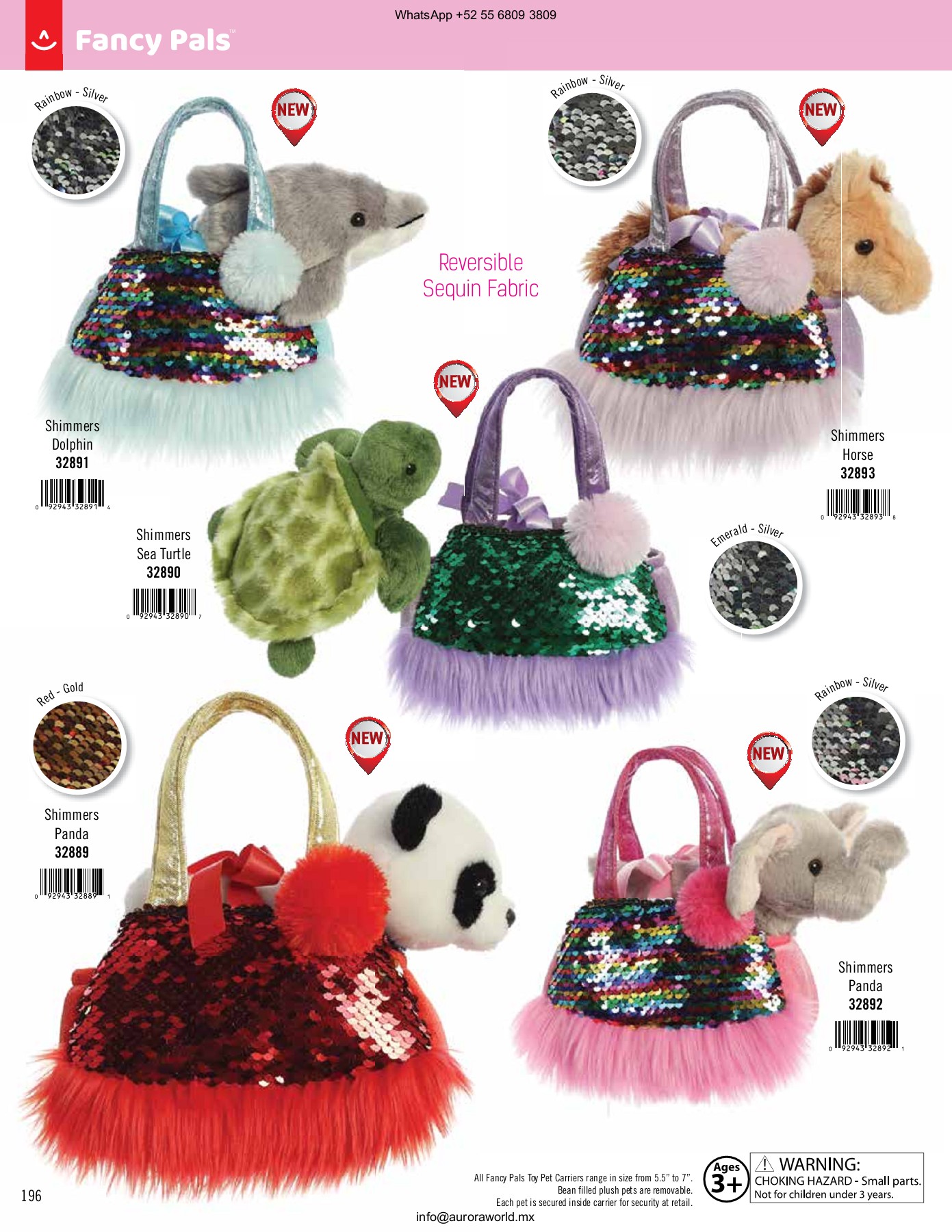 peluches aurora catalogo
