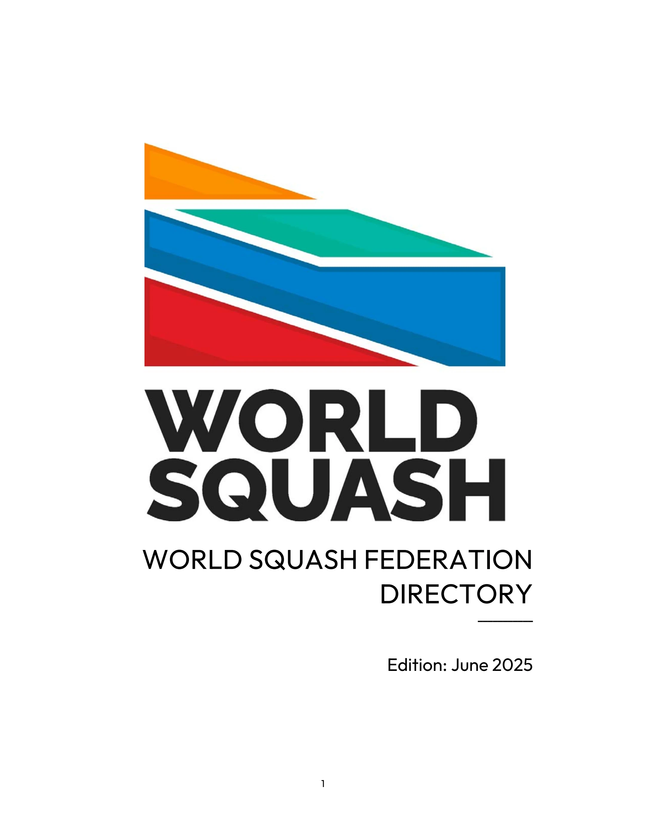 WSF DIRECTORY - June 2025 - World Squash - Page 1 | Flip PDF Online ...