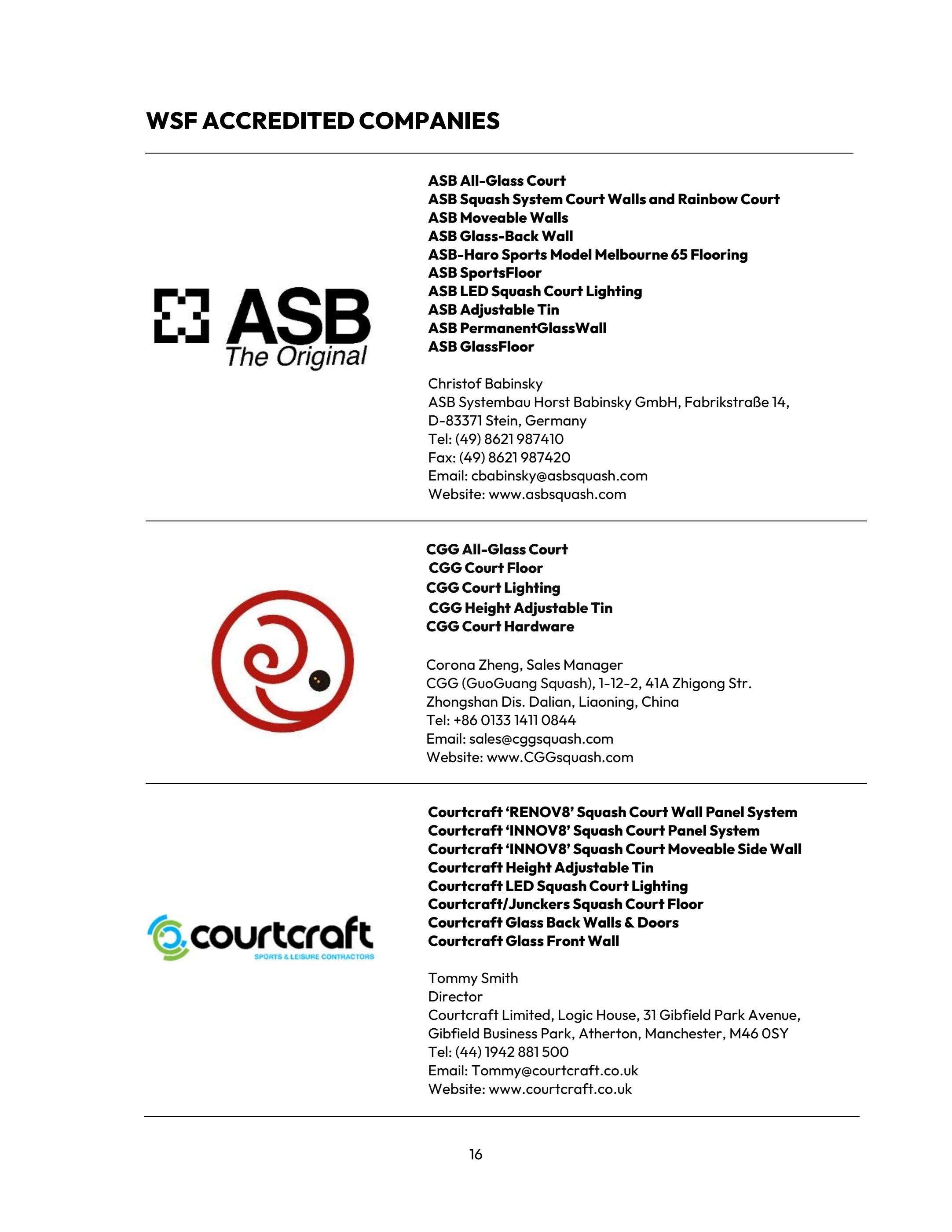 WSF DIRECTORY - June 2025 - World Squash - Page 16 | Flip PDF Online ...
