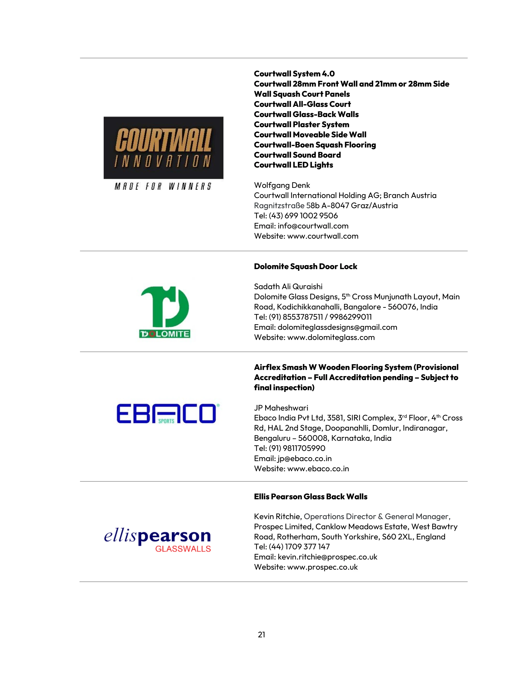 WSF DIRECTORY - June 2025 - World Squash - Page 21 | Flip PDF Online ...
