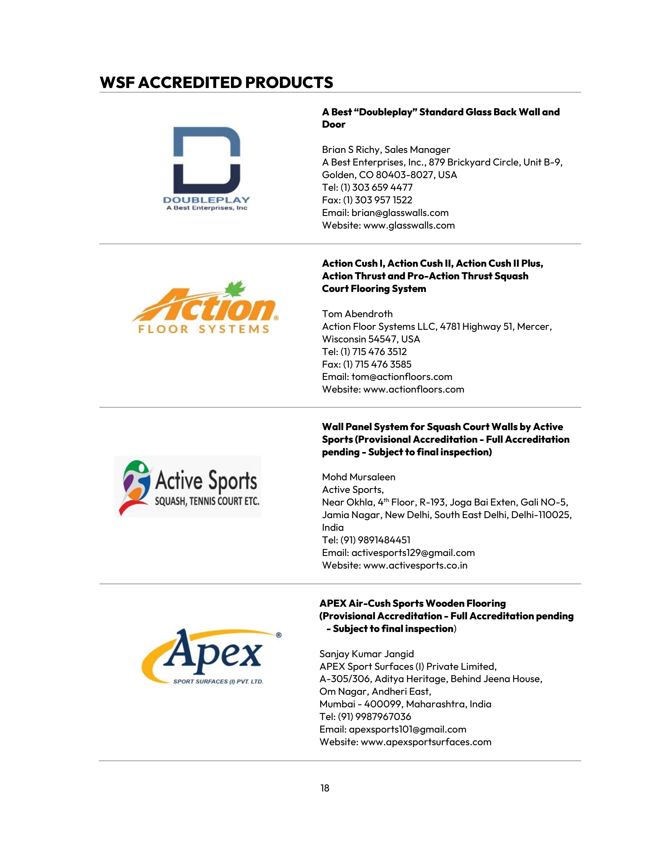 WSF DIRECTORY - June 2025 - World Squash - Page 18 | Flip PDF Online ...