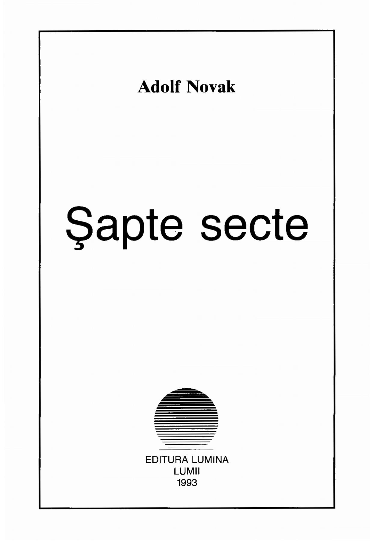 Şapte secte The Virtual Library Page 1 58 Flip PDF Online