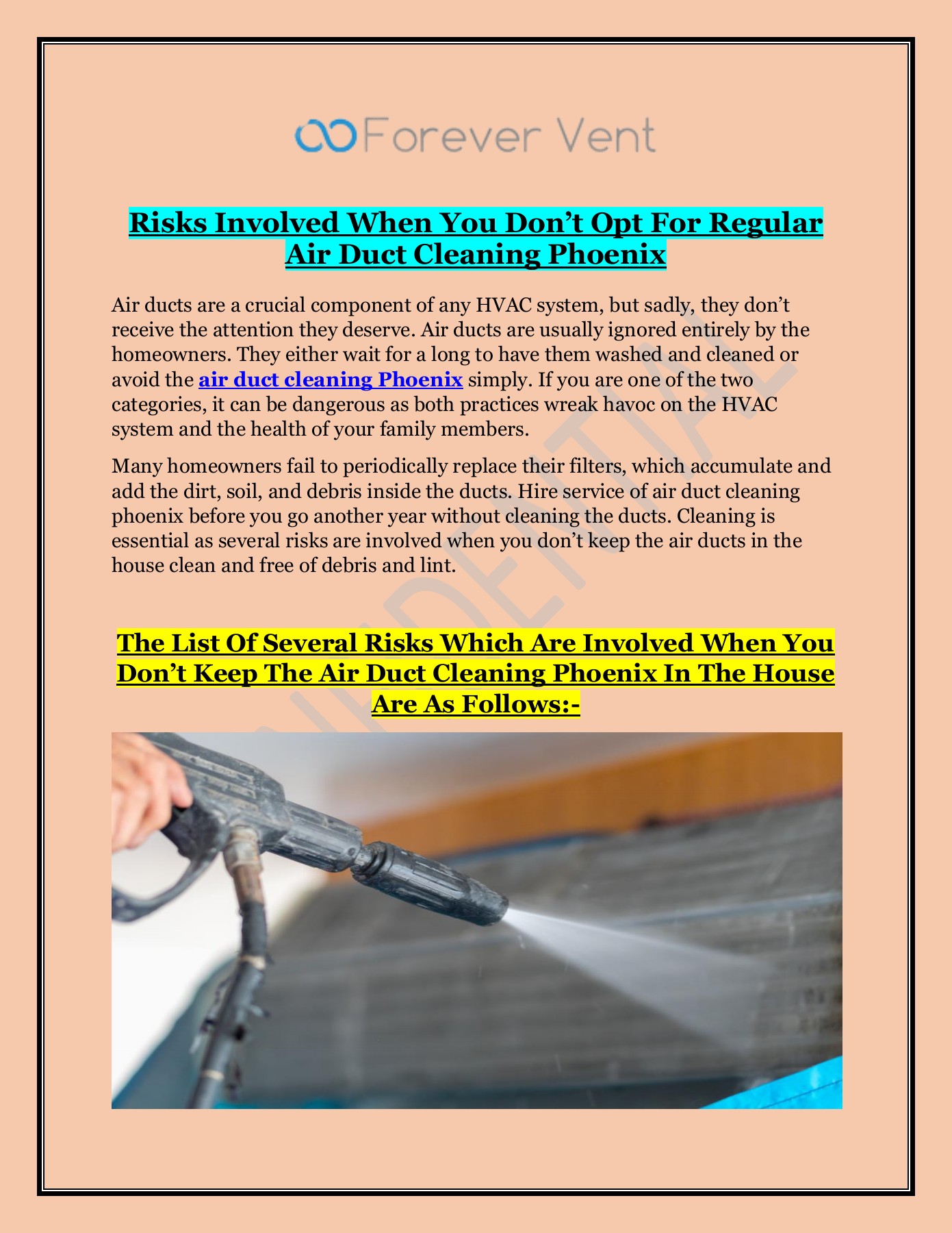 Best Air Duct Cleaning Services Arizona Forever Vent forevervent40