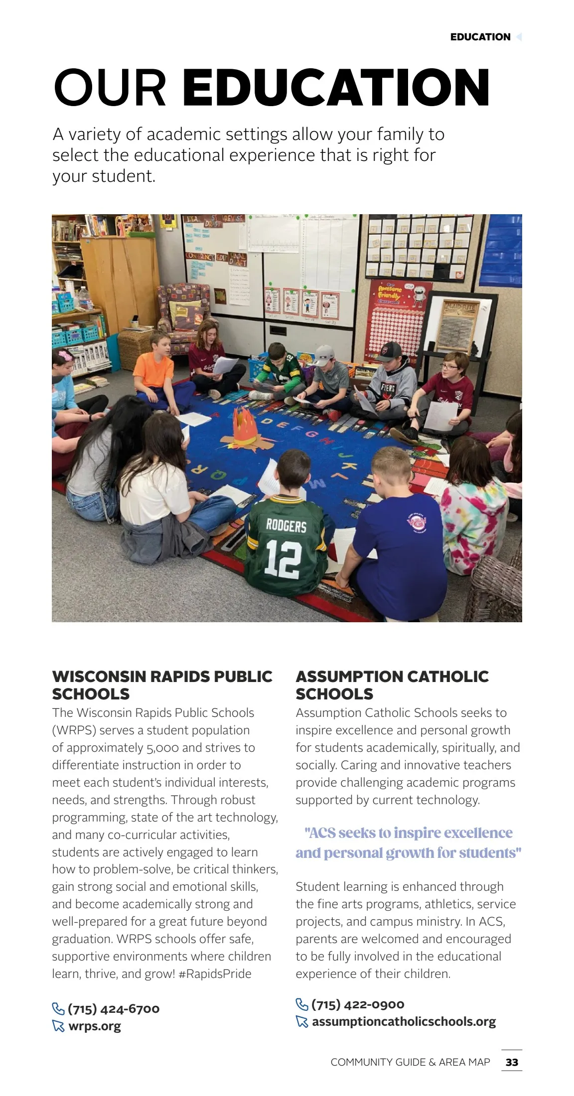 Community Guide Magazine HOW Community Guide 2024-2025 - Heart of Wisconsin Chamber of Commerce ...