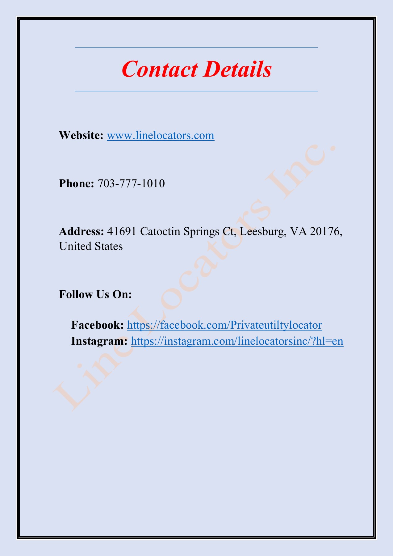 Details About Tools To Detect And Map Underground Utilities Line