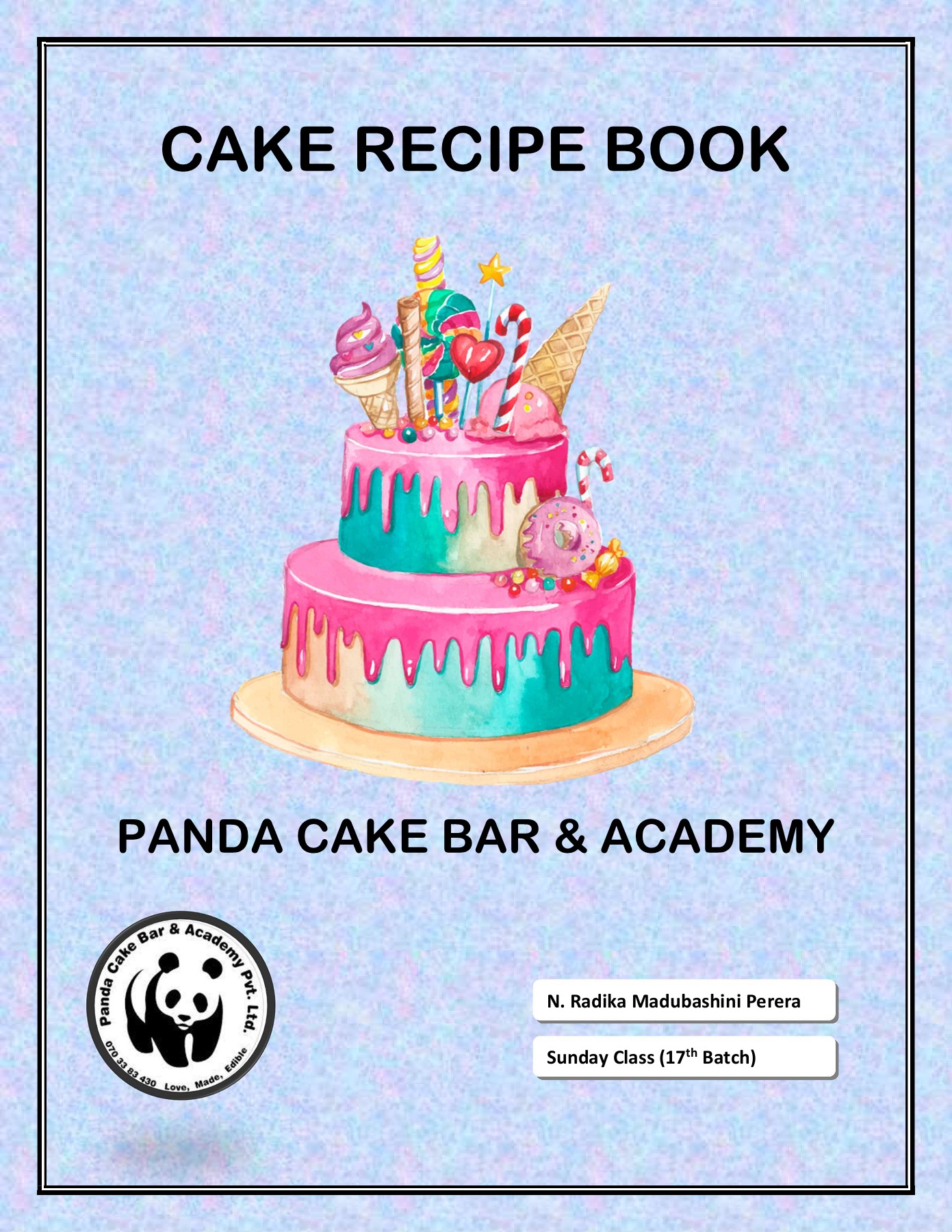 Cake Recipe Book Radika Perera Malith Sahendra පිටුව 1 58