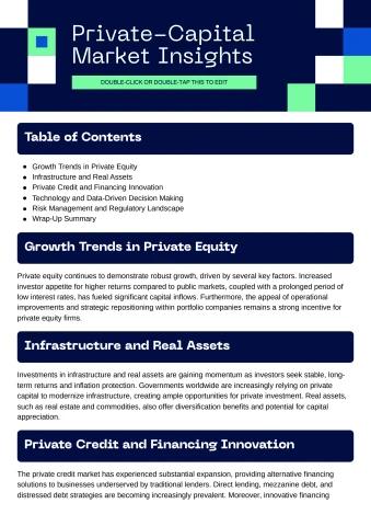 Private-Capital Market Insights from Global Report
