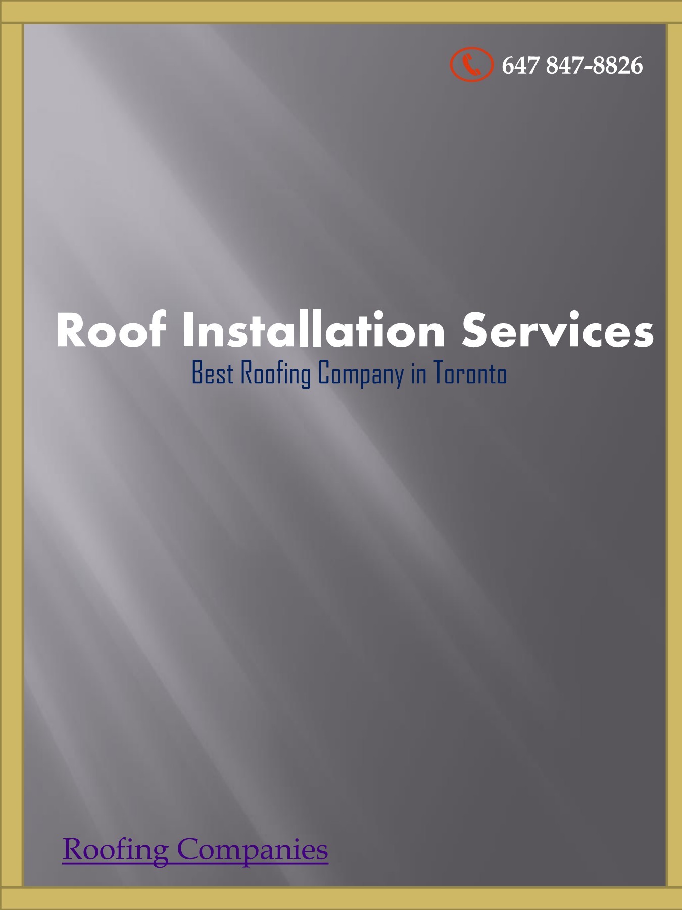 Toronto Roofing Company Page 1 5 Flip PDF