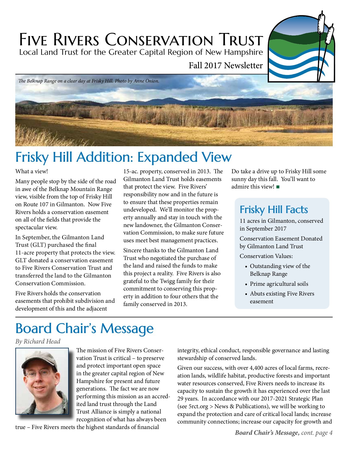 Five Rivers Conservation Trust Fall 2017 Newsletter kebarnes1215