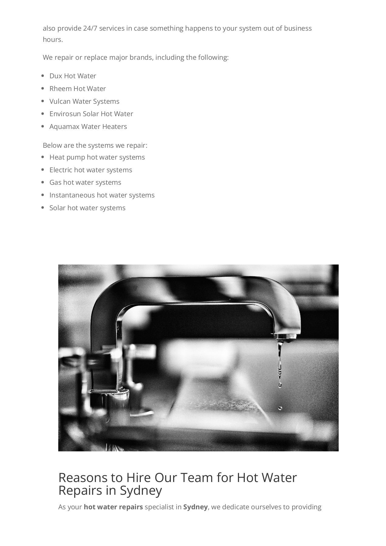 Rinnai Hot Water Repair Gas Heater Service Campbelltown Page 3