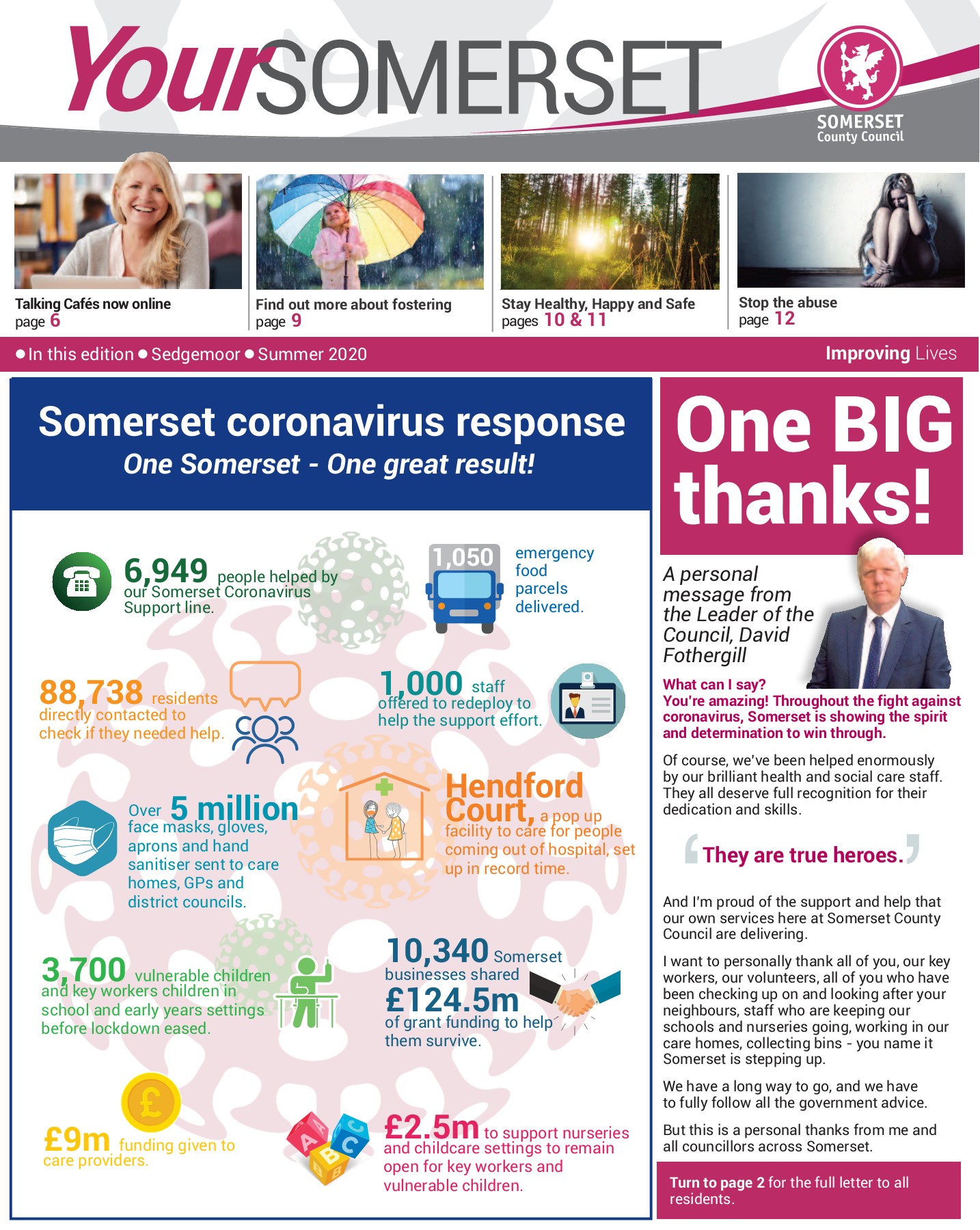 Sedgemoor edition Summer 2020 cfitzgerald Page 1 20 Flip PDF