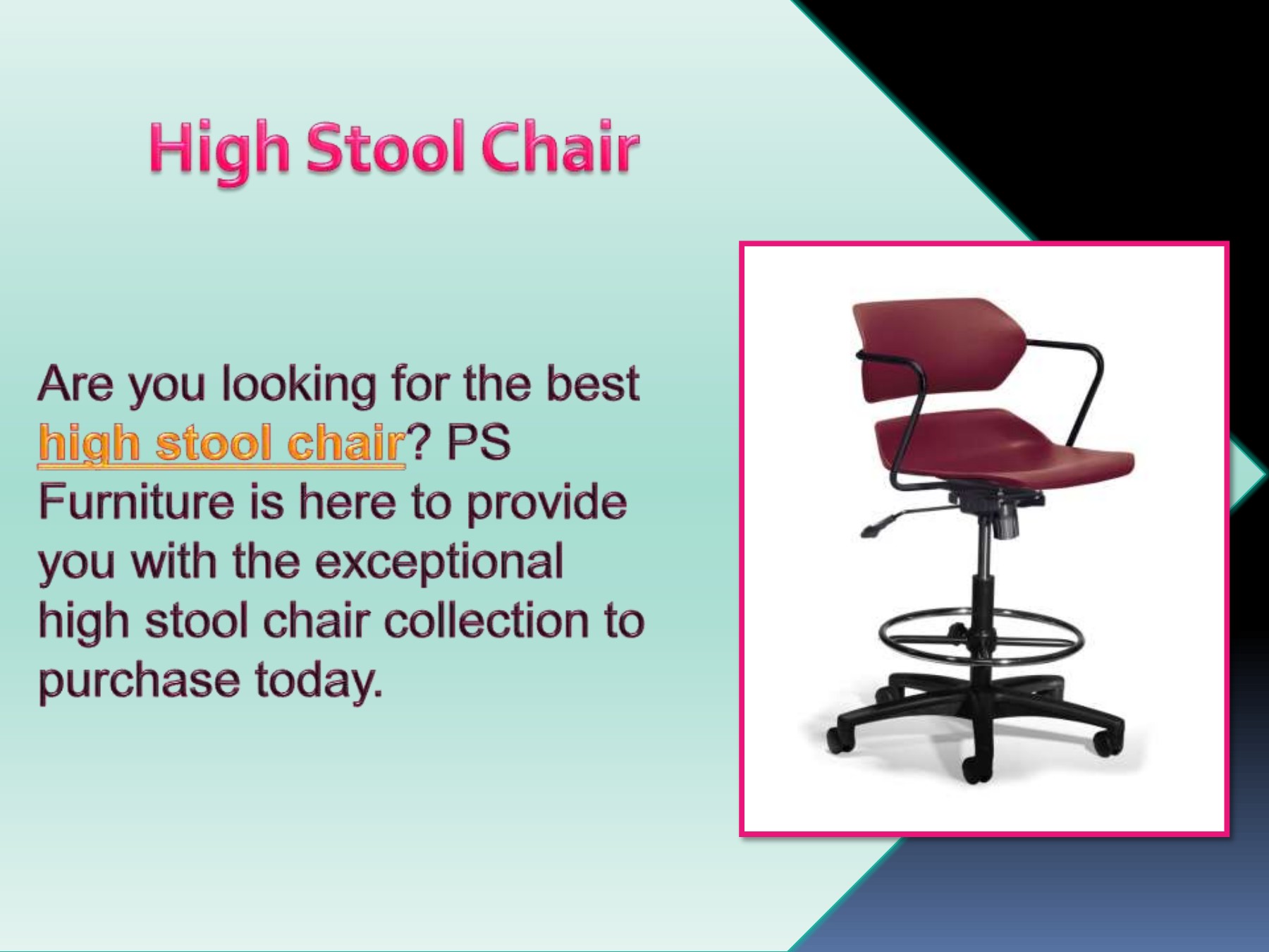 High Stool Chair psfurniture Page 1 5 Flip PDF Online PubHTML5
