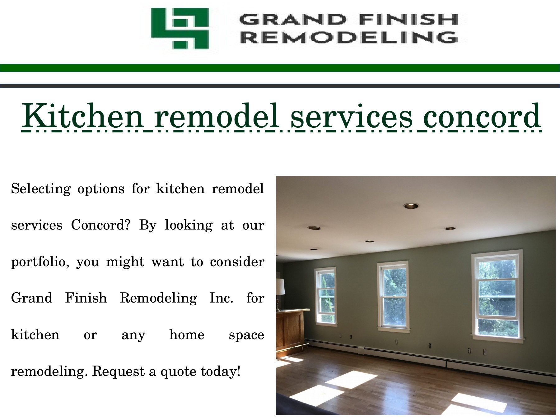 concord kitchen Grand Finish Remodeling Page 6 Flip PDF