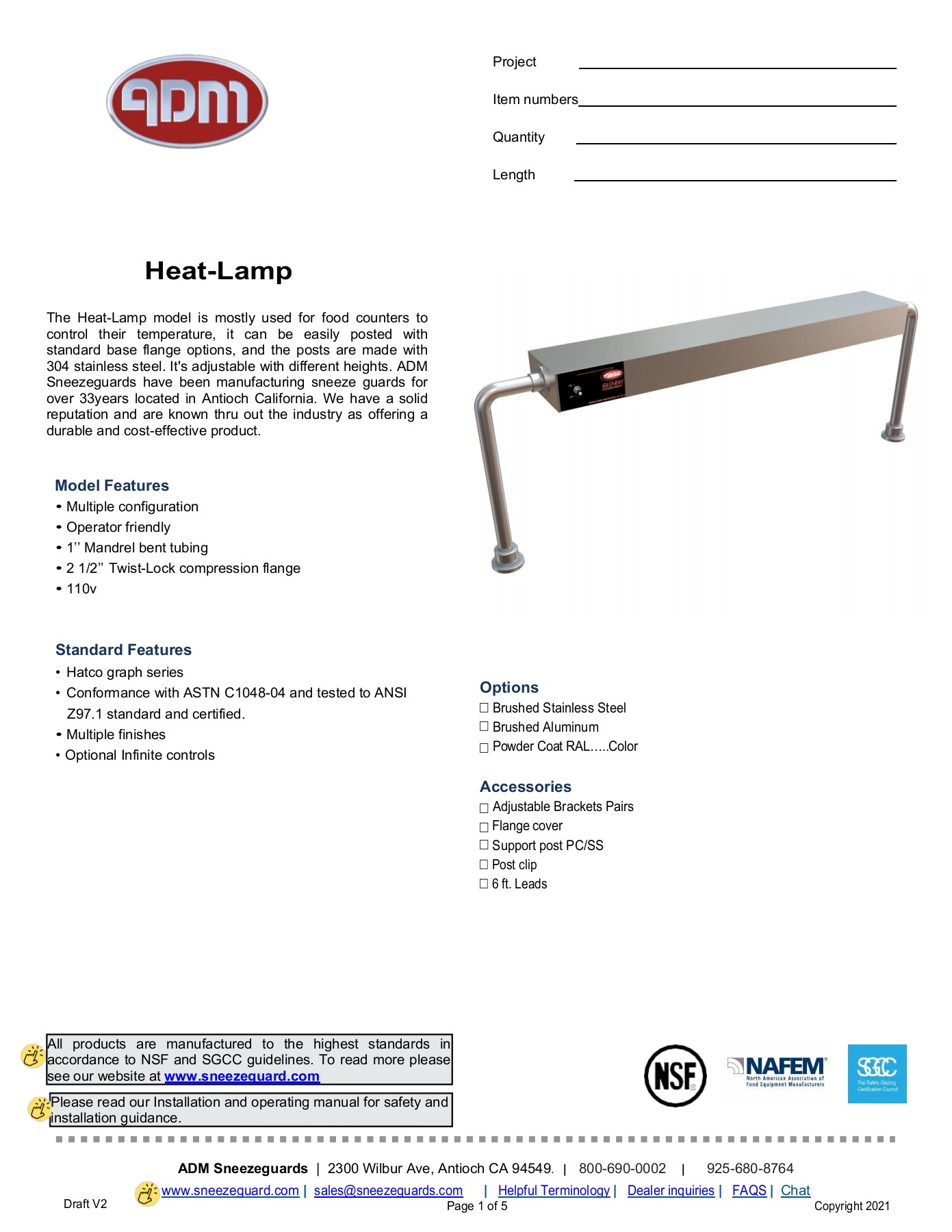 HeatLamp Mostly Used for Food Counter ADM hazelgomes8 Page 1