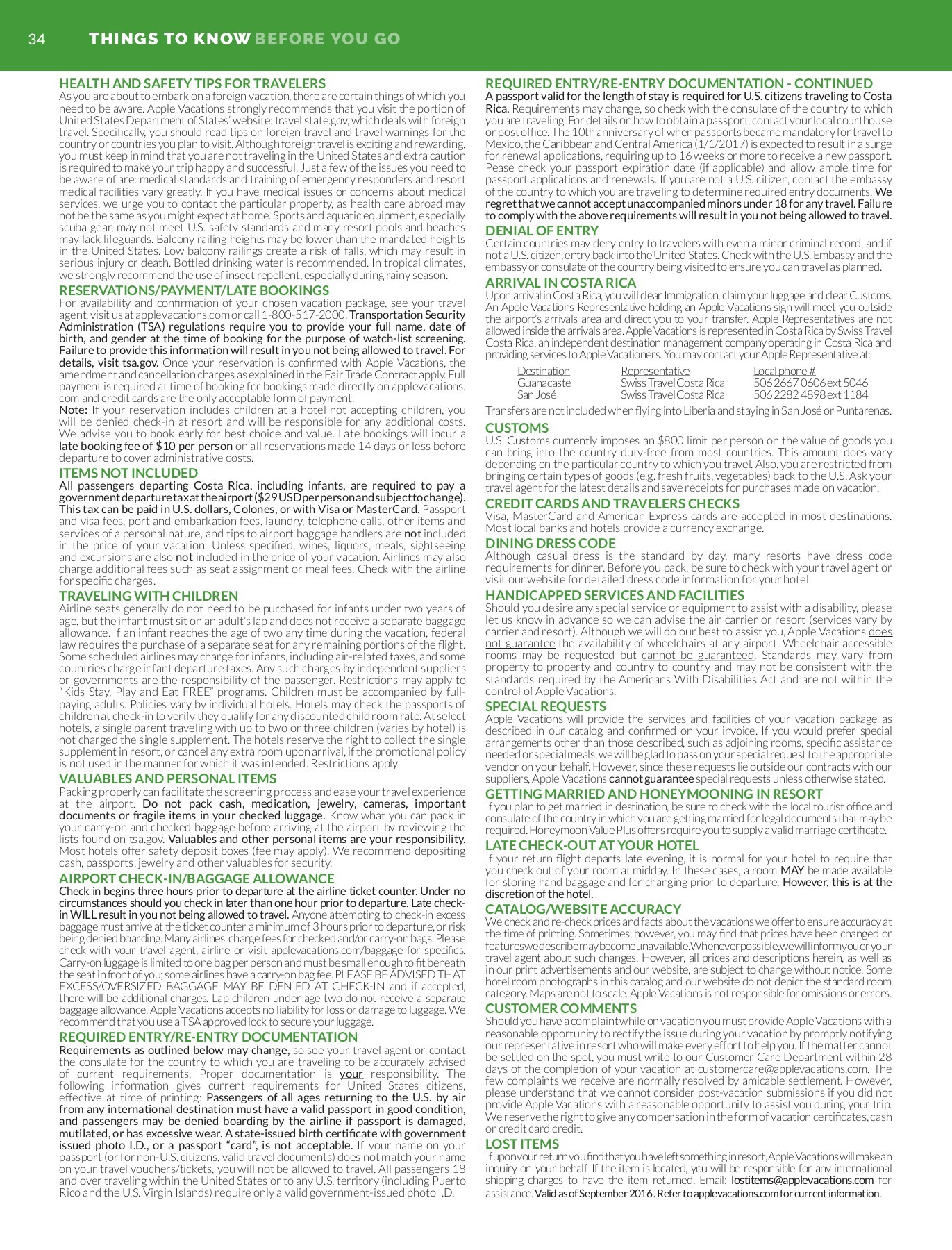 Apple Vacations Costa Rica 2017 lskolozy Page 36 Flip PDF Online