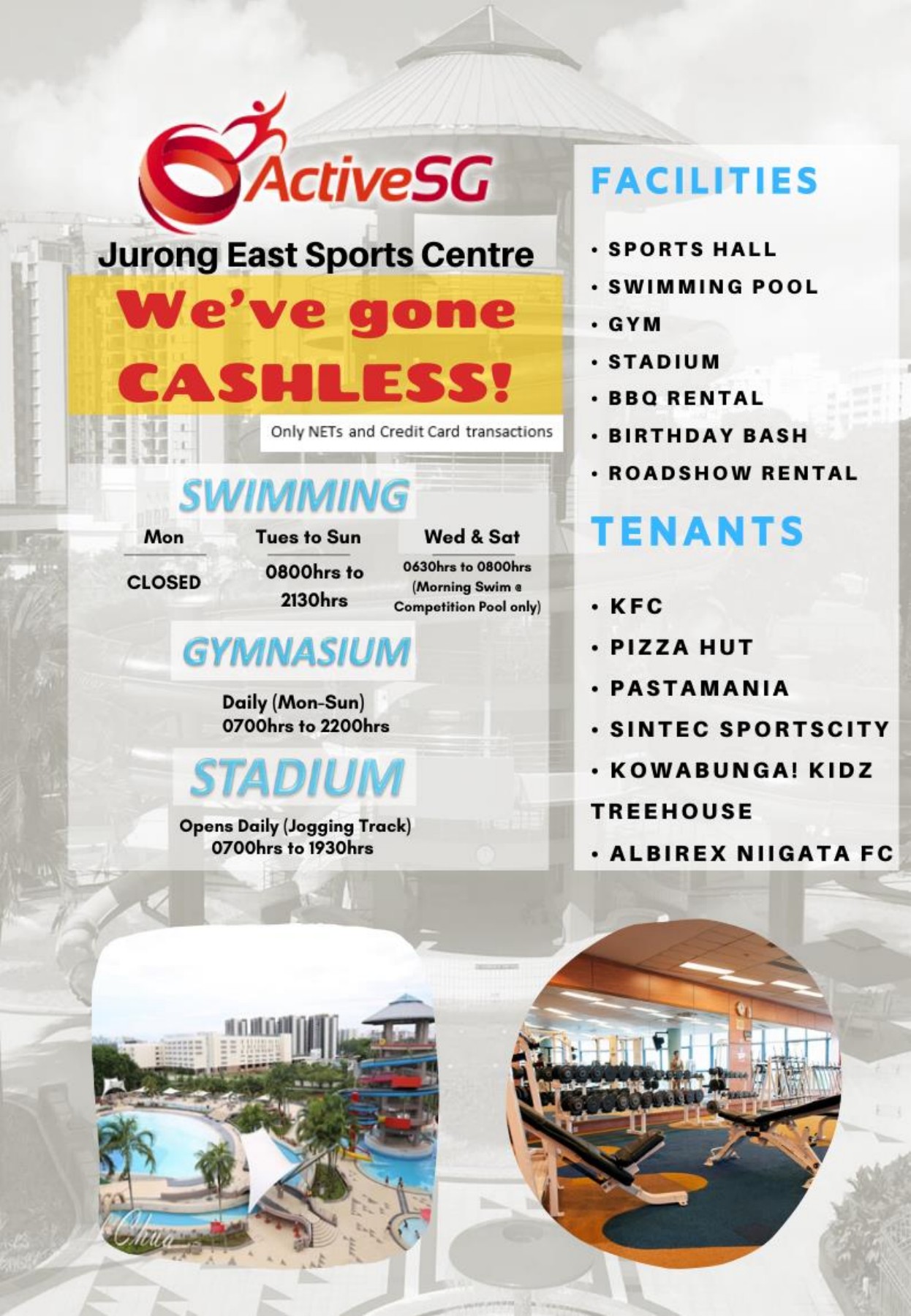 Jurong East Sports Centre Brochure Jurong East Sport Centre/ Jurong