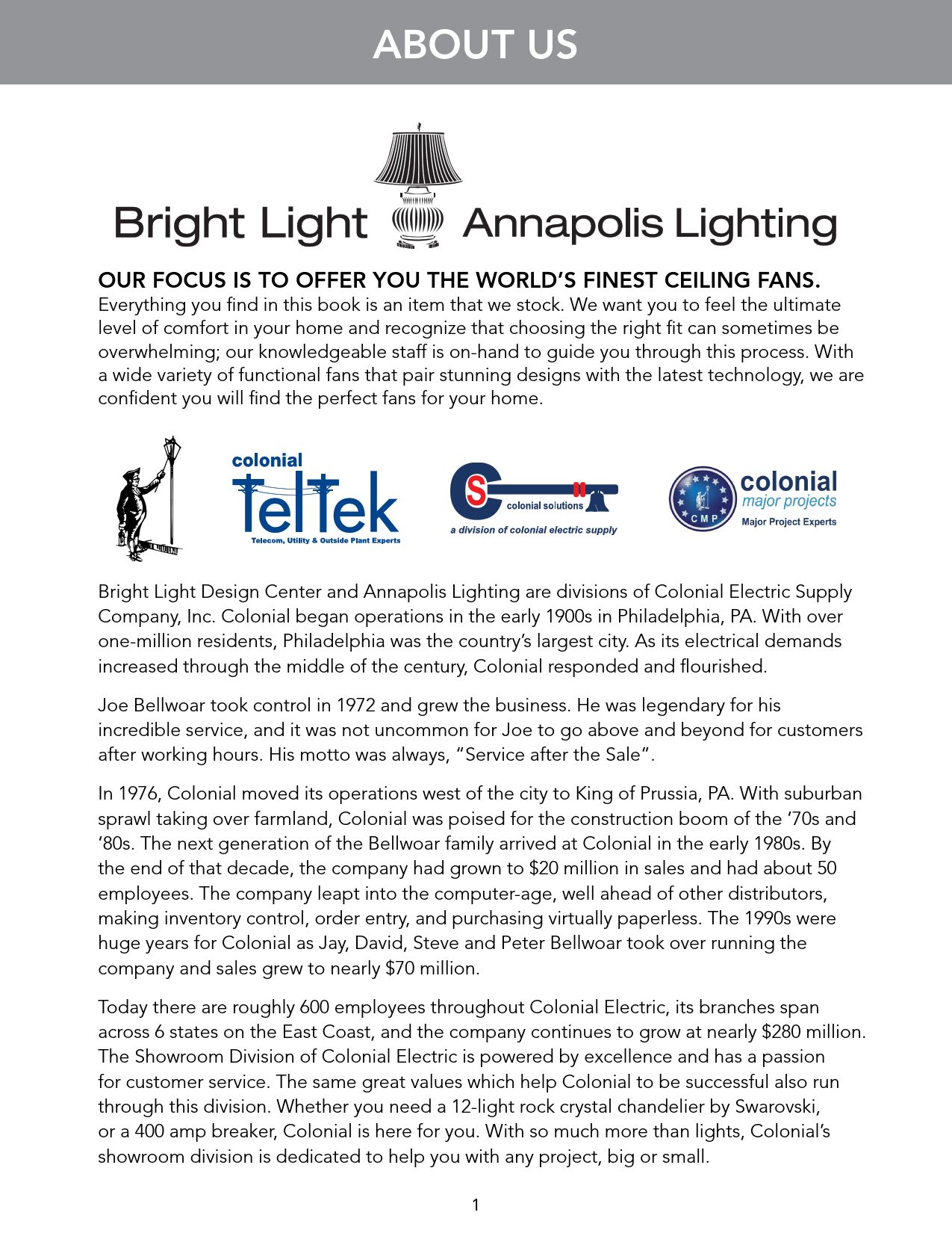 2017 Fan Catalog Colonial Electric Page 3 Flip PDF Online PubHTML5