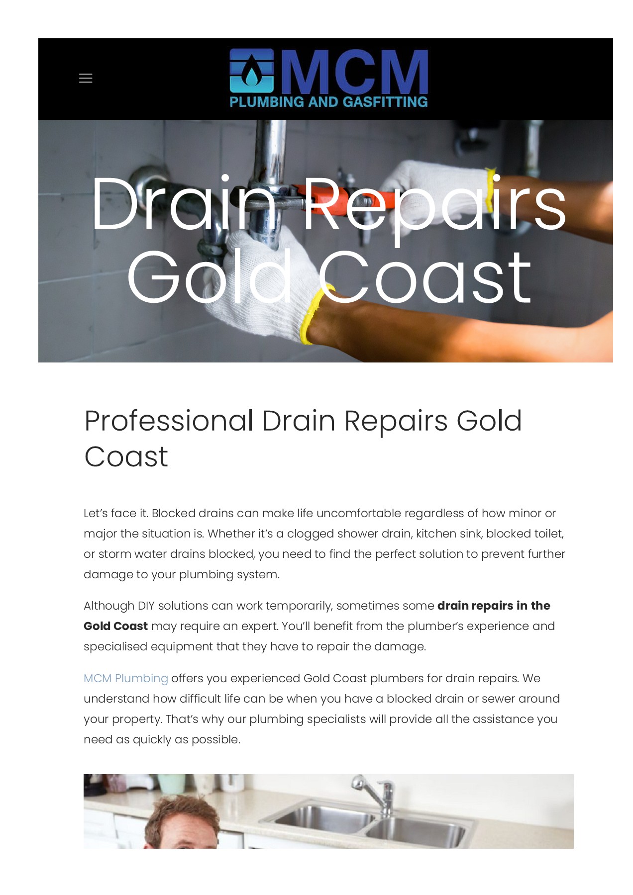 Drain Repairs Gold Coast mcmplumbing01 Page 1 9 Flip PDF Online