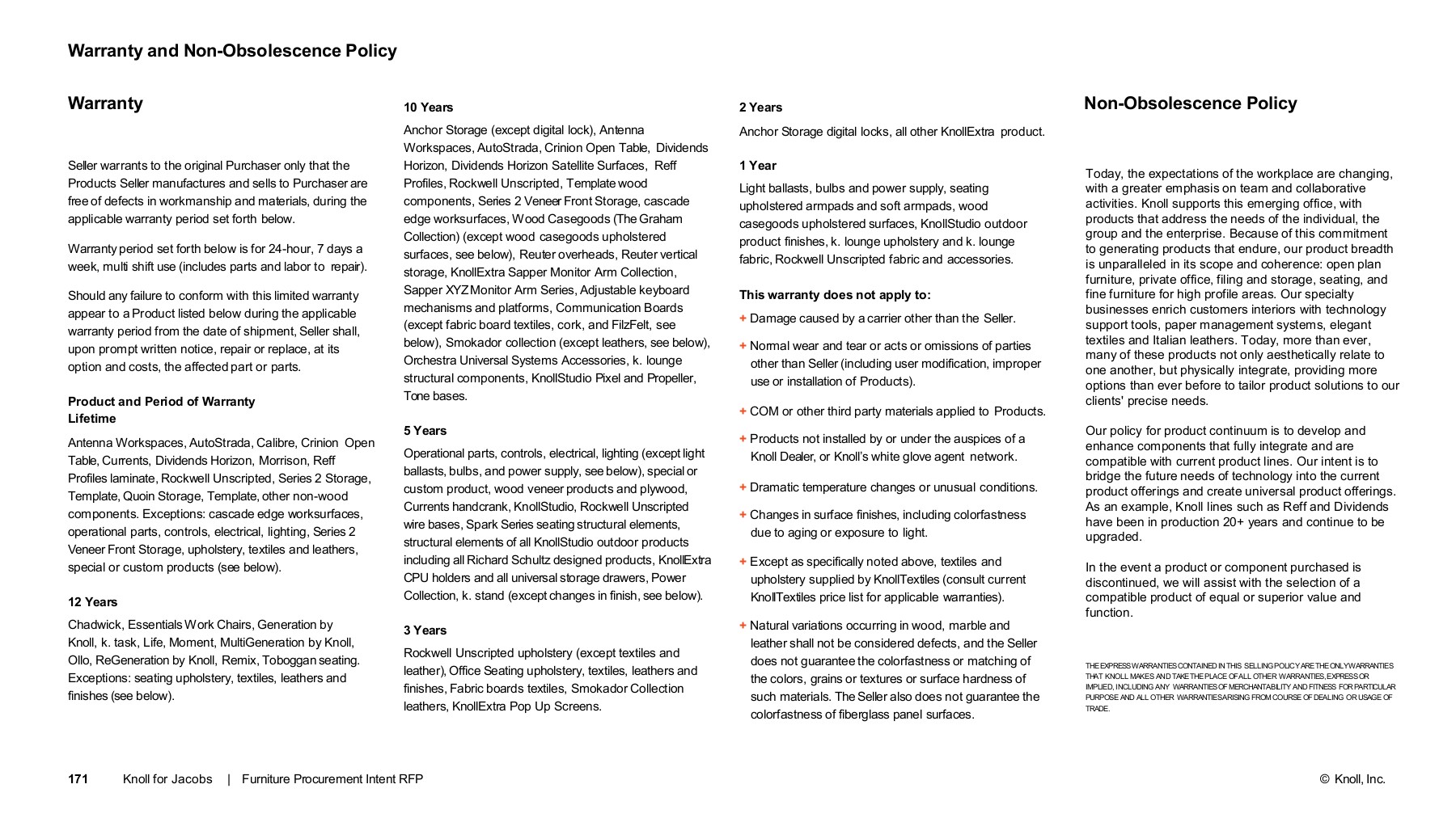 Jacobs Engineering RFP response by Knoll 021221 lizgrace217 Page