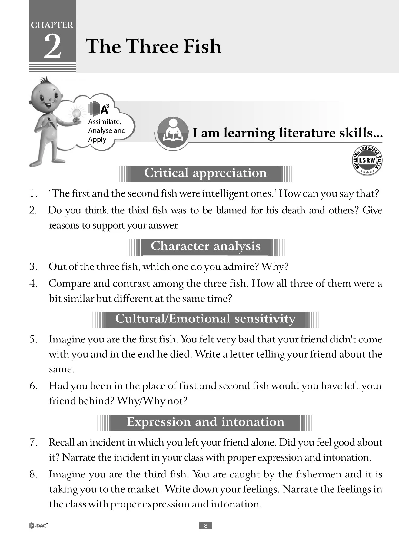 2.G3_WB_Eng_Lit_Ch_2 The Three Fish - Kanchan Singh - Page 1 - 2 | Flip ...