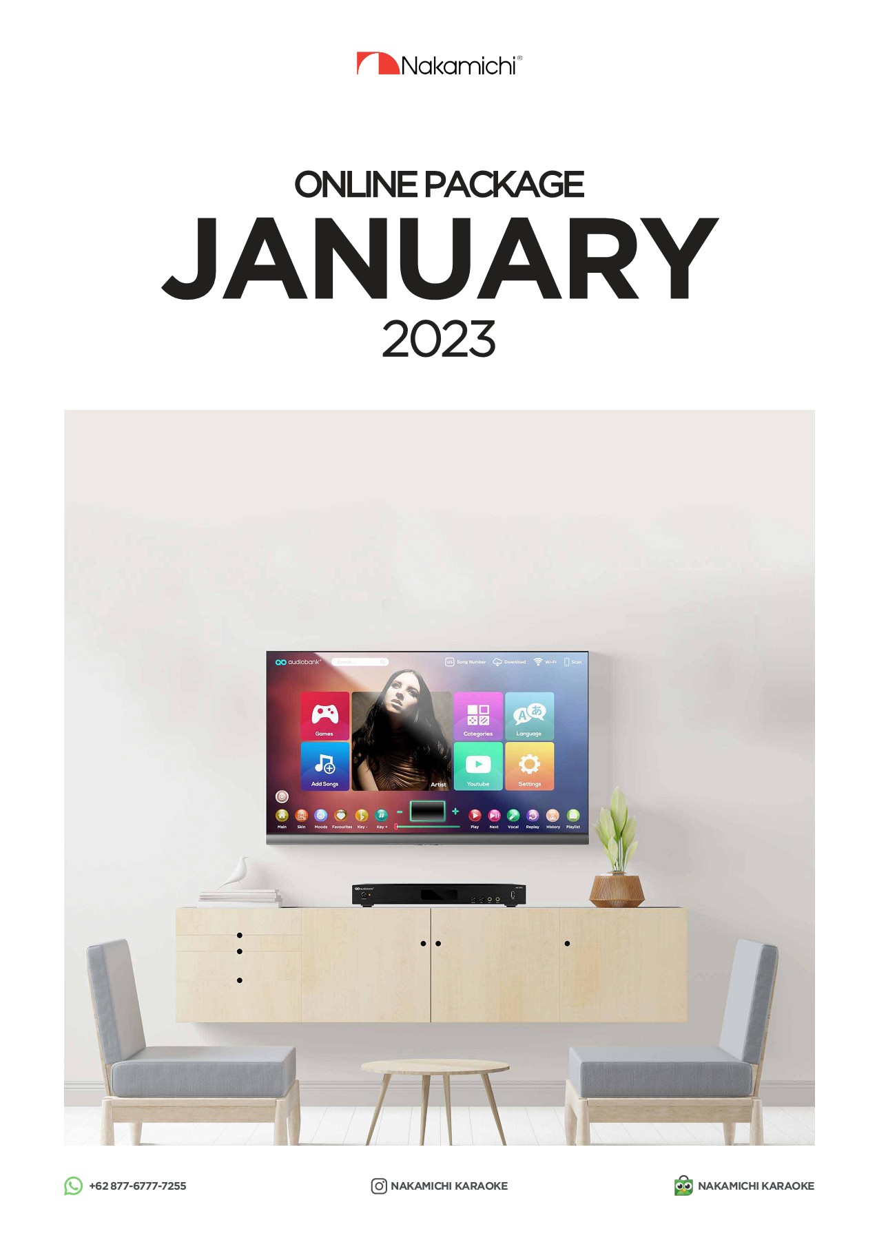 KATALOG JANUARY 2023 NAKAMICHI Compress Nakamichi Karaoke Page