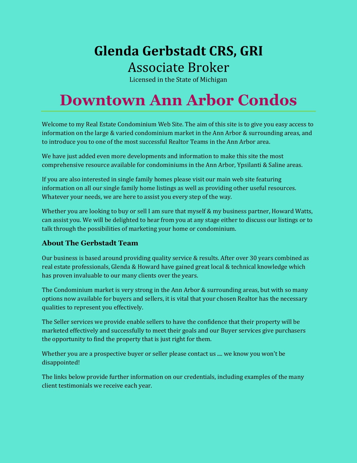 Downtown Ann Arbor Condos annarborcondoconnection Page 1 3 Flip