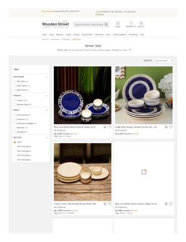 DinnerSetsBuydinnersetonlineinIndiaatlowestpriceGet⭐Upto70OFFondinnersetslike✔ceramicdinnerset✔crockeryset✔melaminedinnerset✔डिनरसेटGetbestpriceatWoodenstreet⭐FreeShipping