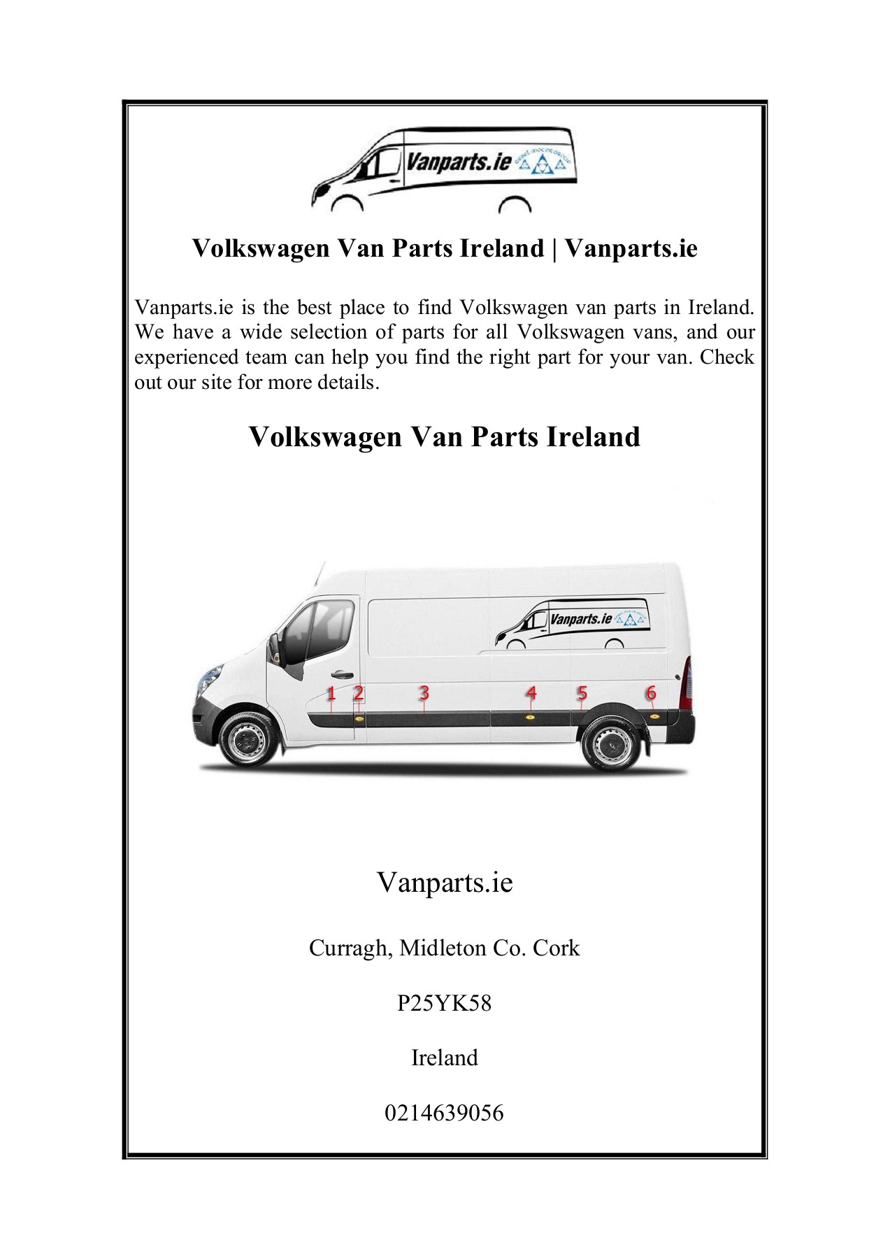 Volkswagen Van Parts Ireland Vanparts.ie Vanparts Page 1 1 Flip PDF Online PubHTML5