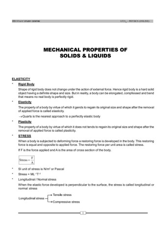 MECHANICALPROPERTIESOFFLUIDANDLIQUIDLectureNotes