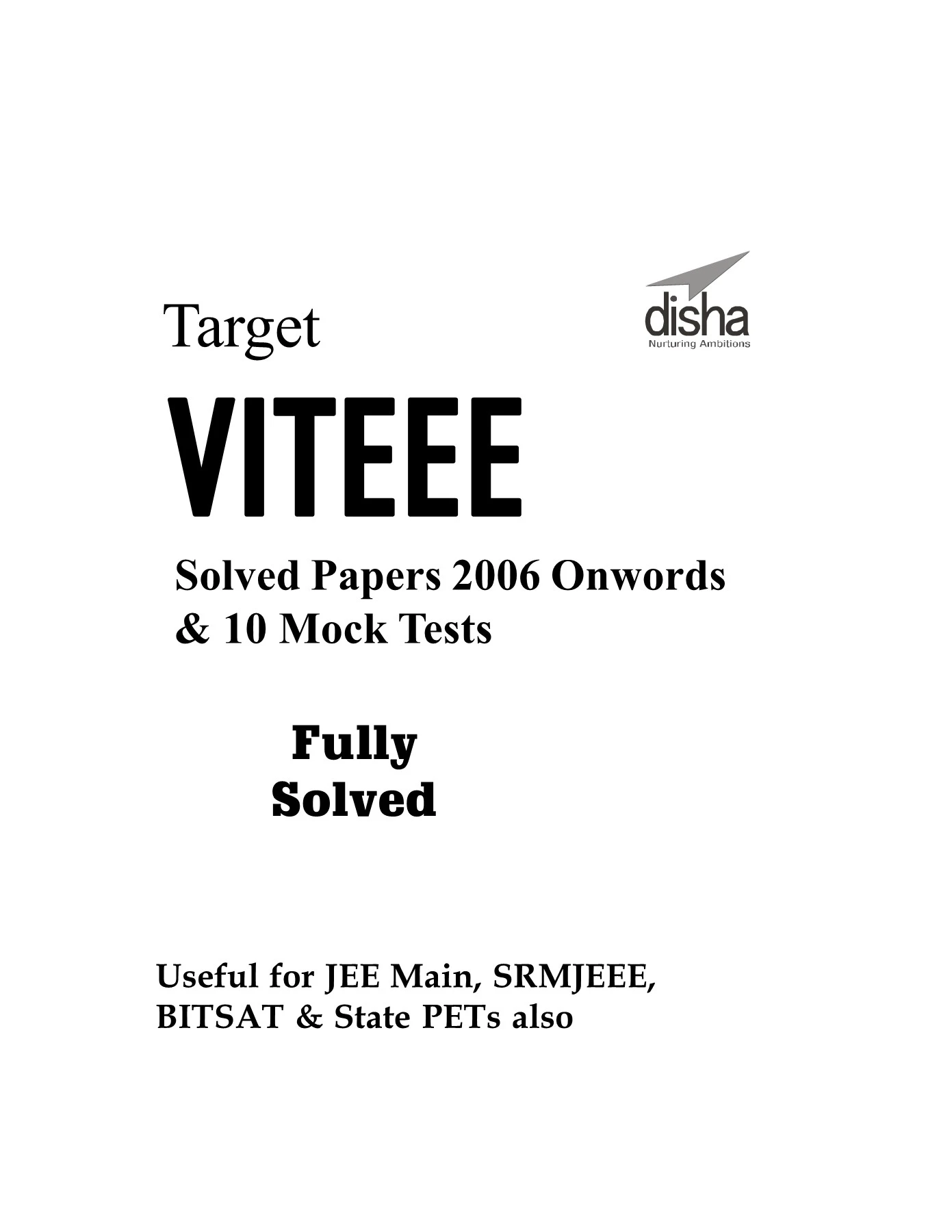 VIT Target VITEEE 2019 Past 13 Years 2018-2006 Solved Papers + 10