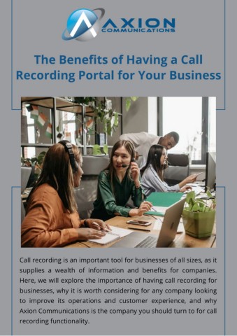 The Benefits of Having a Call Recording Portal for Your Business
