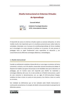 Diseño instruccional.