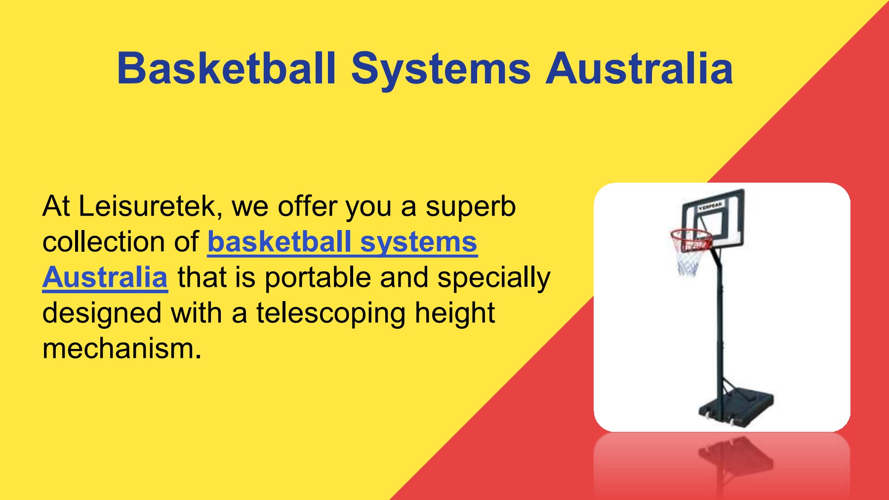 Basketball Systems Australia Leisuretek Australia Page 1 4 Flip