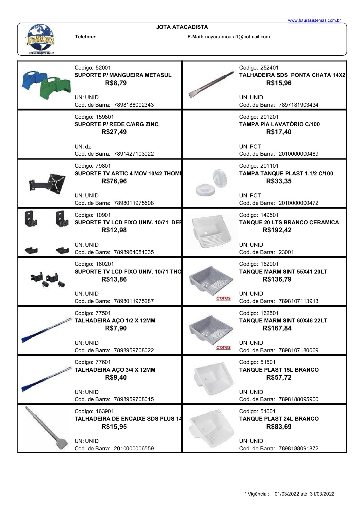 CATALOGO JOTA ATACADISTA MARÇO Fabio Meneses Page 120 Flip PDF