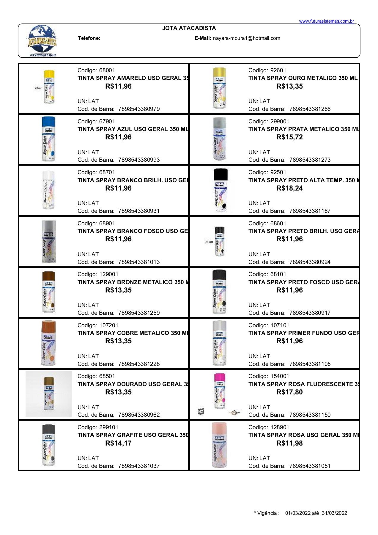 CATALOGO JOTA ATACADISTA MARÇO Fabio Meneses Page 125 Flip PDF