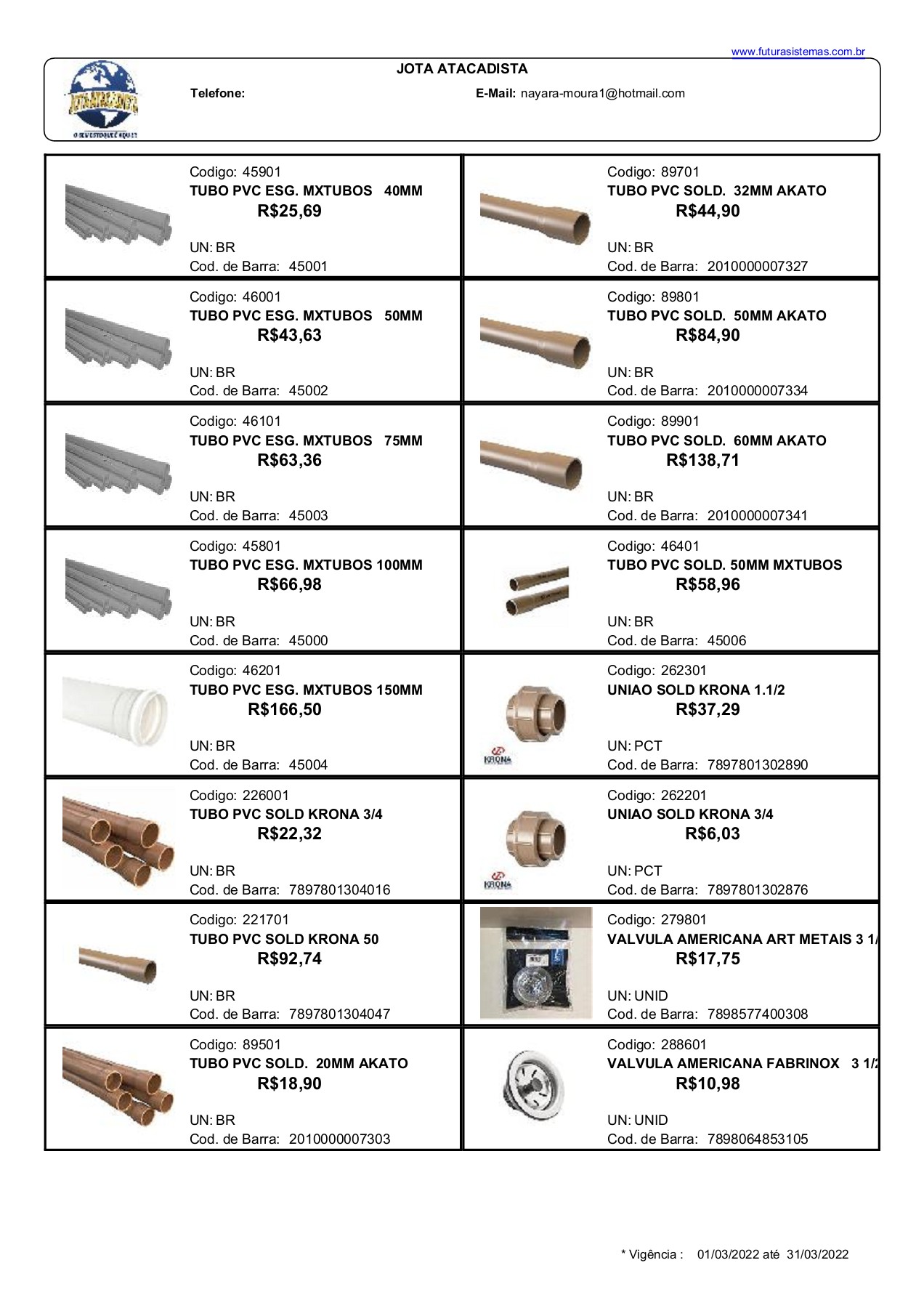 CATALOGO JOTA ATACADISTA MARÇO Fabio Meneses Page 136 Flip PDF
