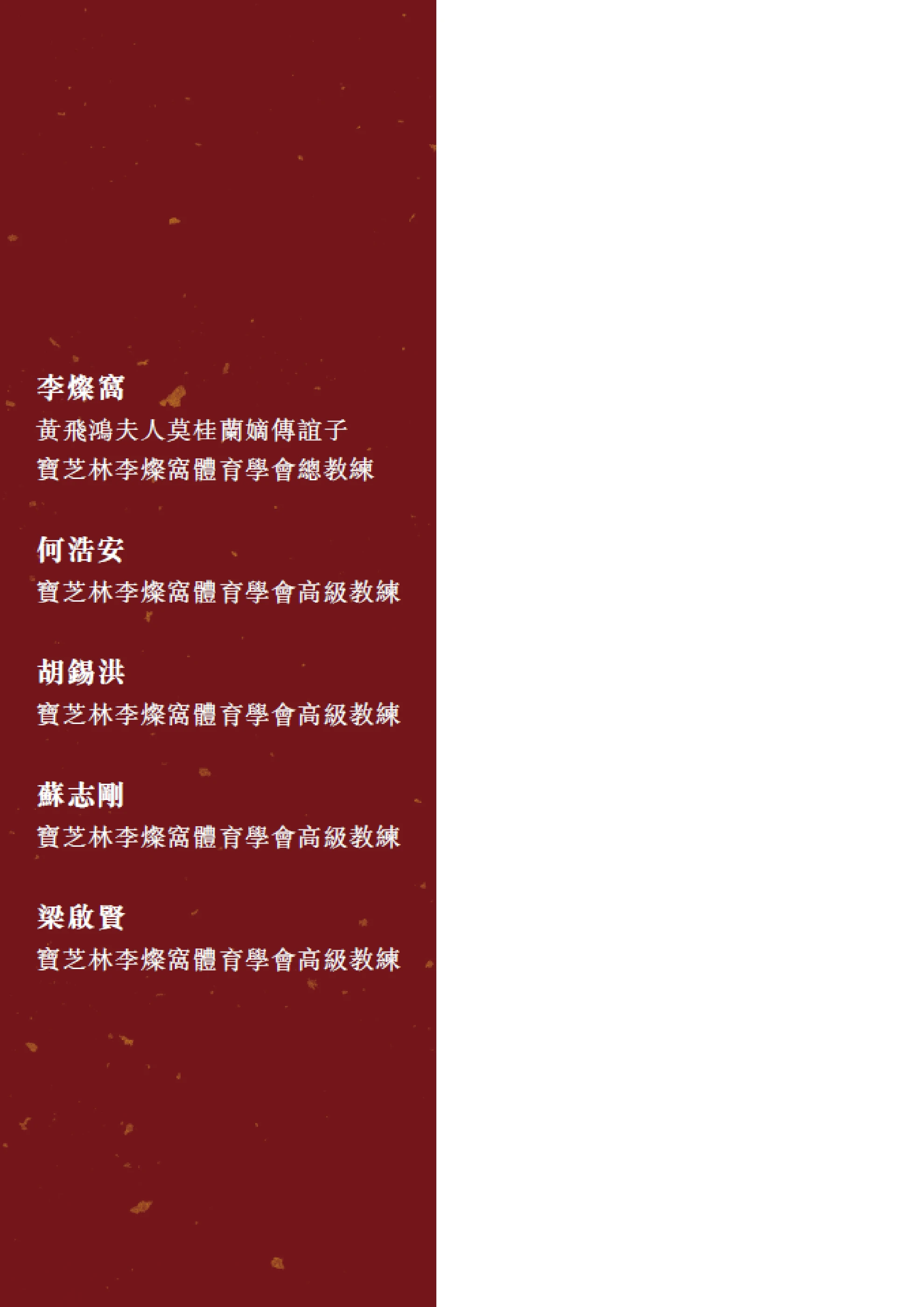 寶芝林洪拳入門拳譜