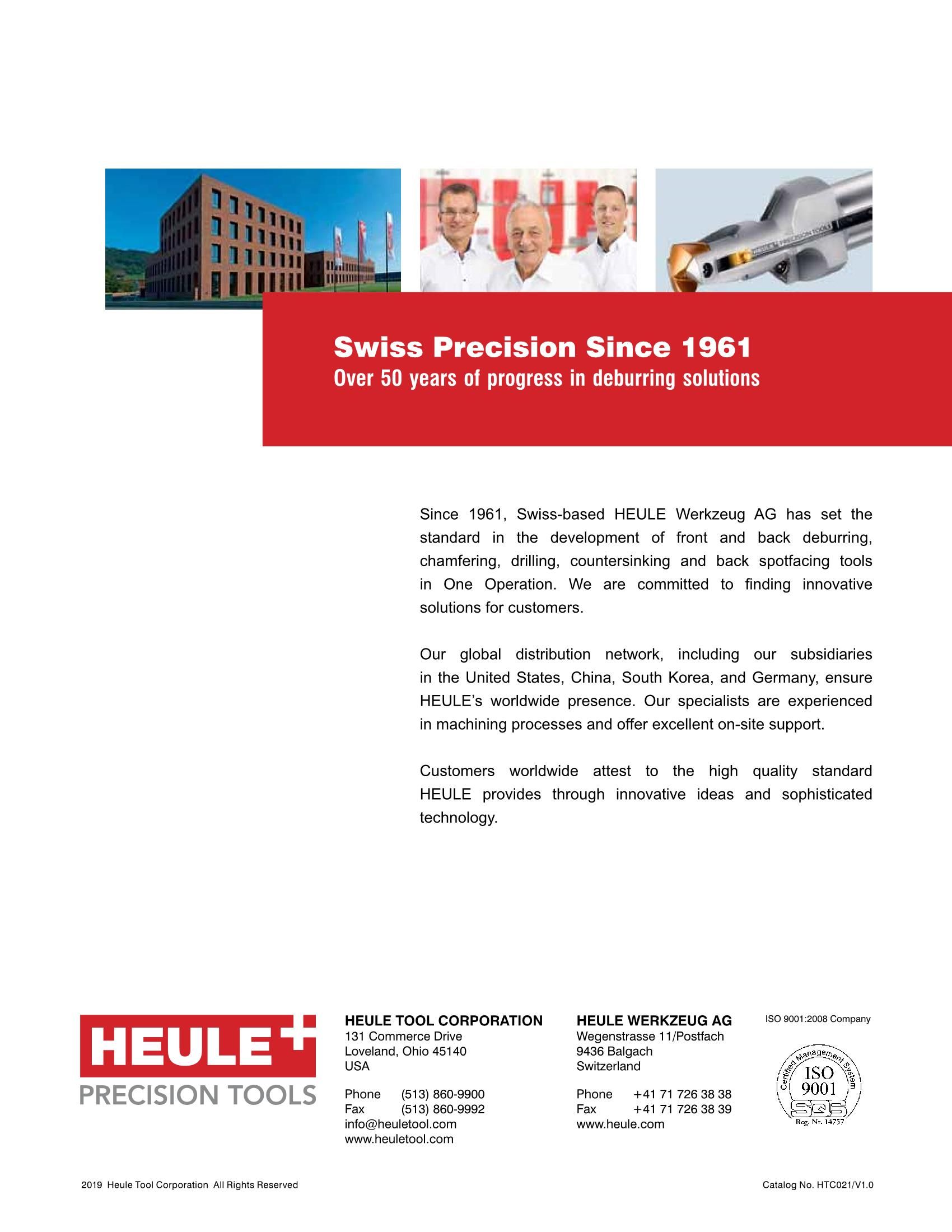2021 Heule Tool Corporation Catalog Heule Precision Tools Page 244