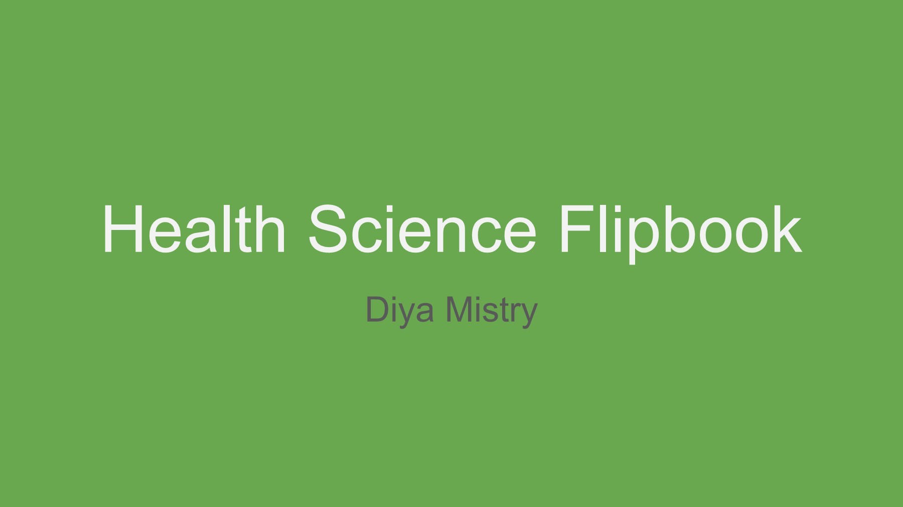 Health Science Flipbook mistryd8901 Page 1 21 Flip PDF Online