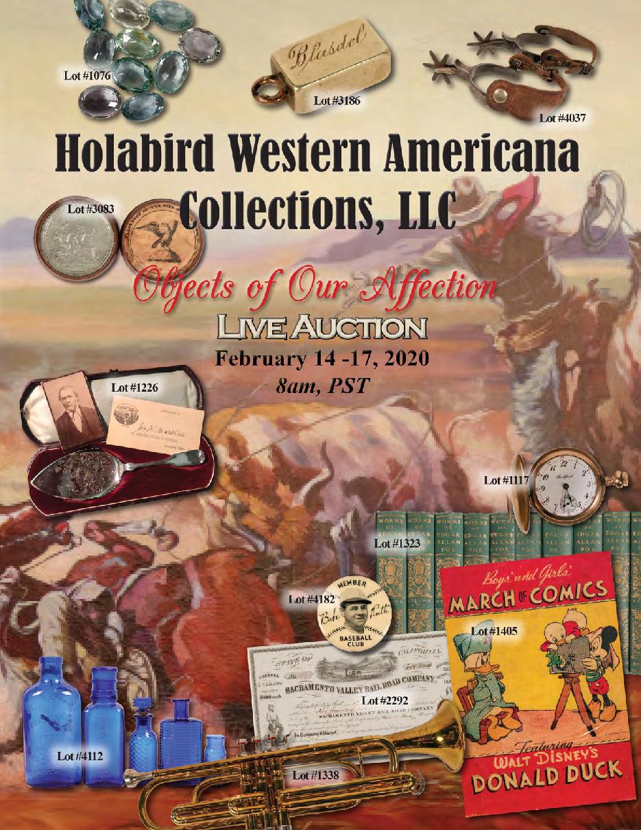 February 2020 Auction Catalog Holabird Americana Page 1 228