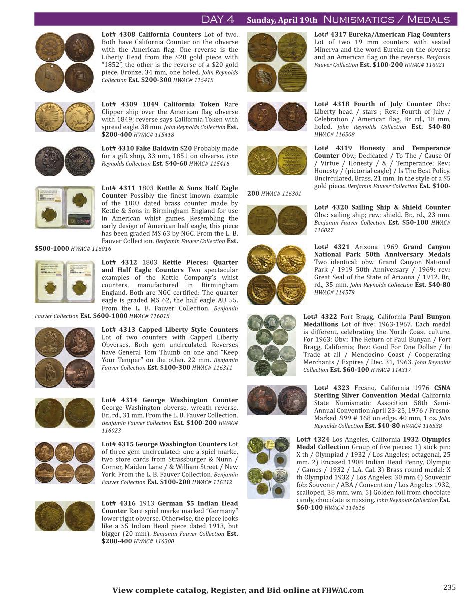 2020 April Catalog Holabird Americana Page 237 Flip PDF Online