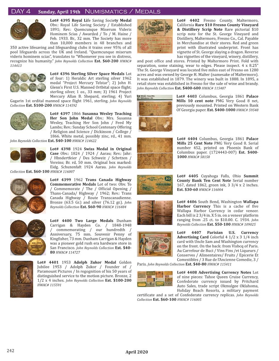 2020 April Catalog Holabird Americana Page 244 Flip PDF Online