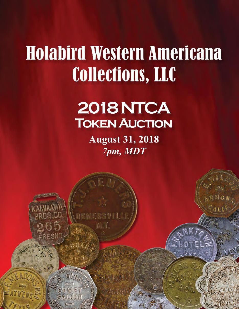 2018 NTCA Token Auction Catalog Holabird Americana Page 1 36