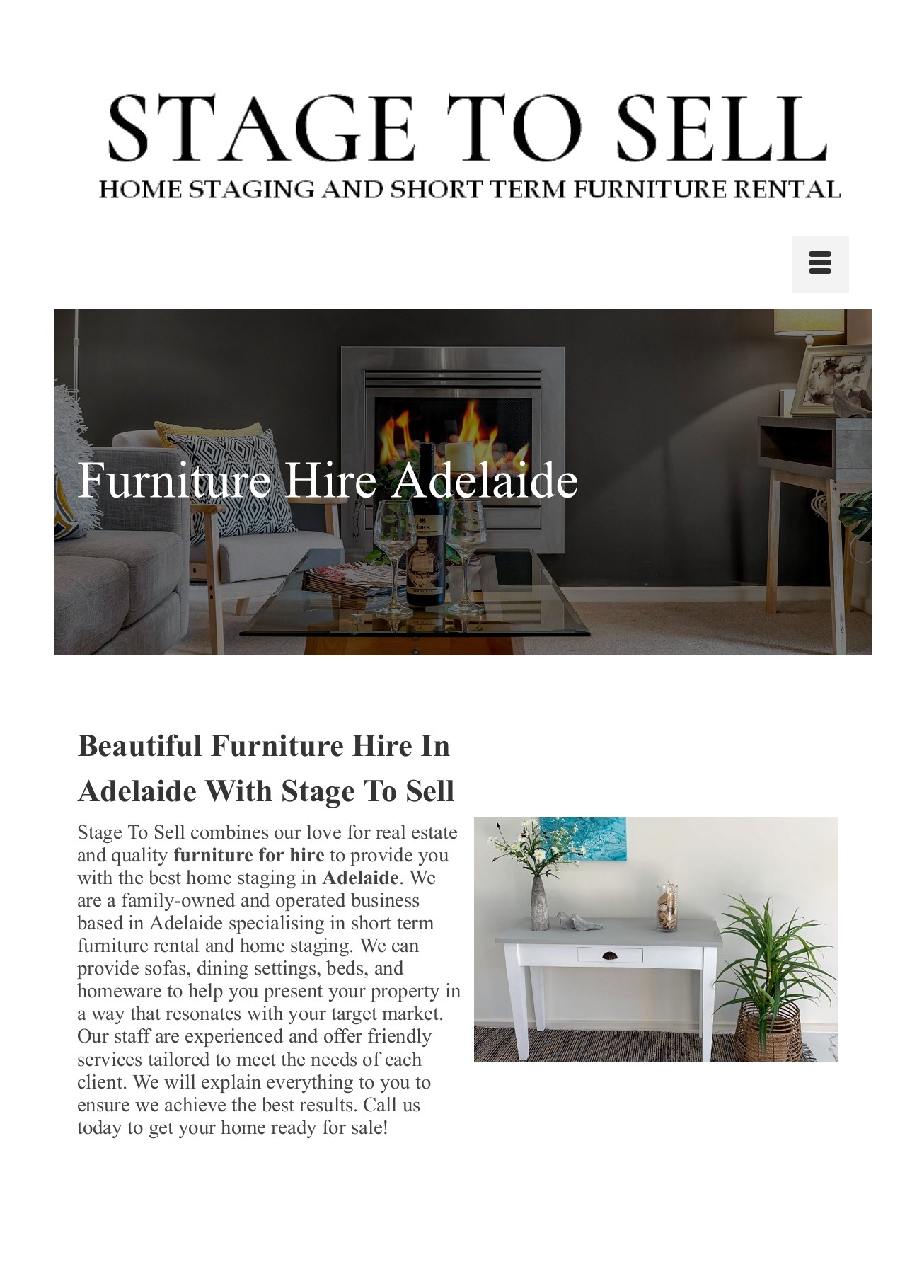 Furniture Hire Adelaide Home Styling Adelaide Page 1 0 Flip PDF