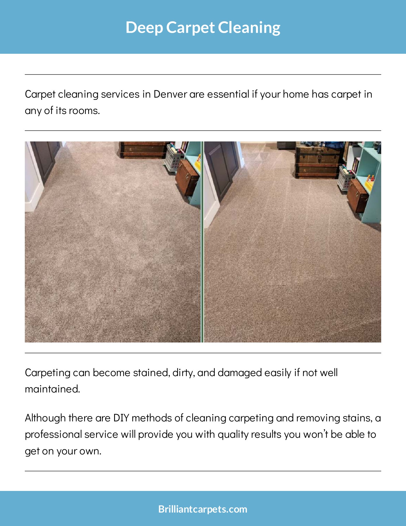 Deep Carpet Cleaning Brilliant Carpet Cleaning & Restoration Page 2