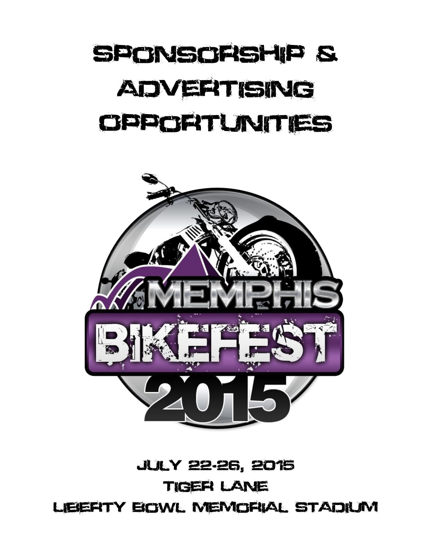 Memphis Bikefest 2015 Advertising and Sponsorship Guide Memphis