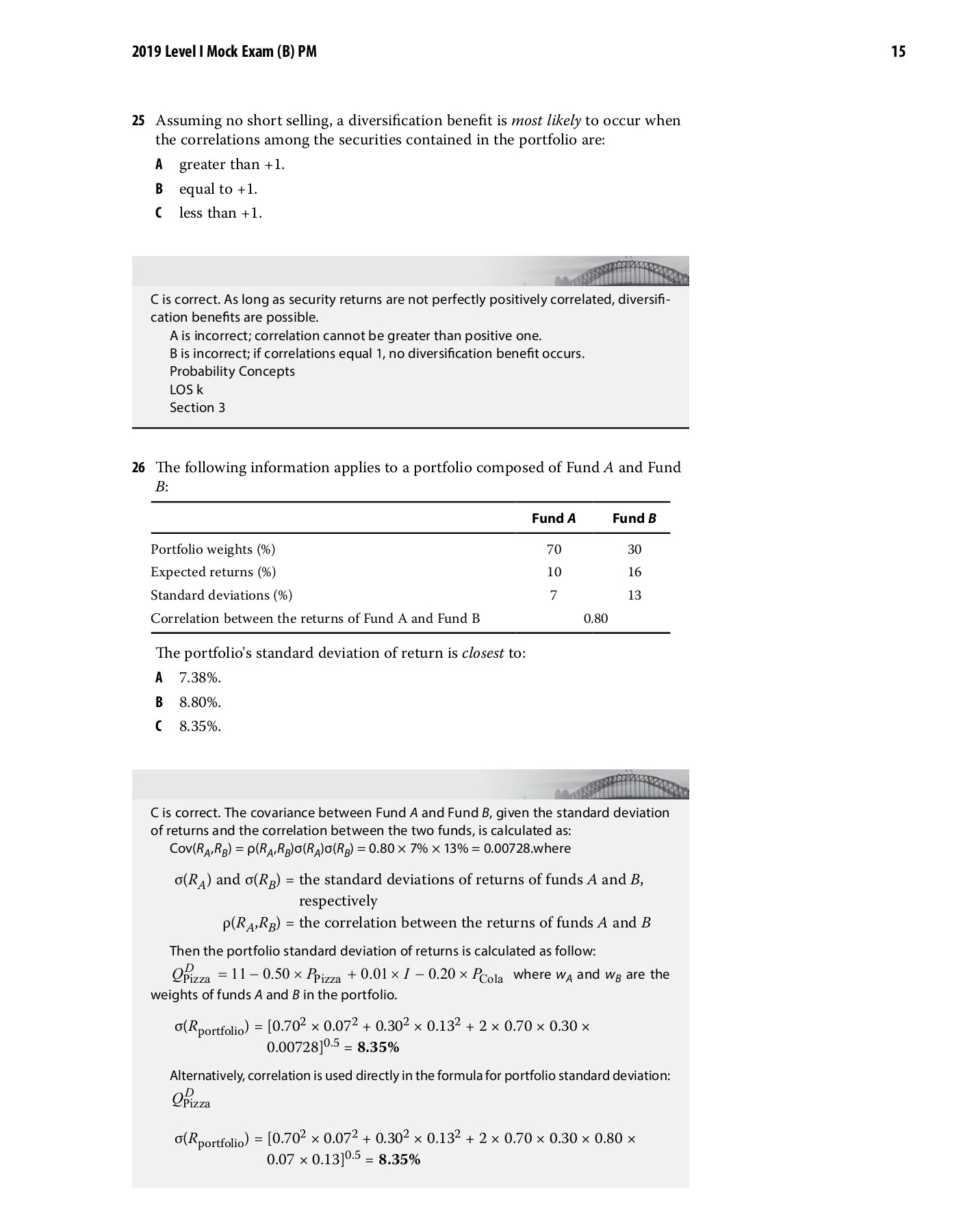 CFA Level 1 | [MOCK EXAMS] + [SOLUTIONS] 2021 - Y B - Page 77