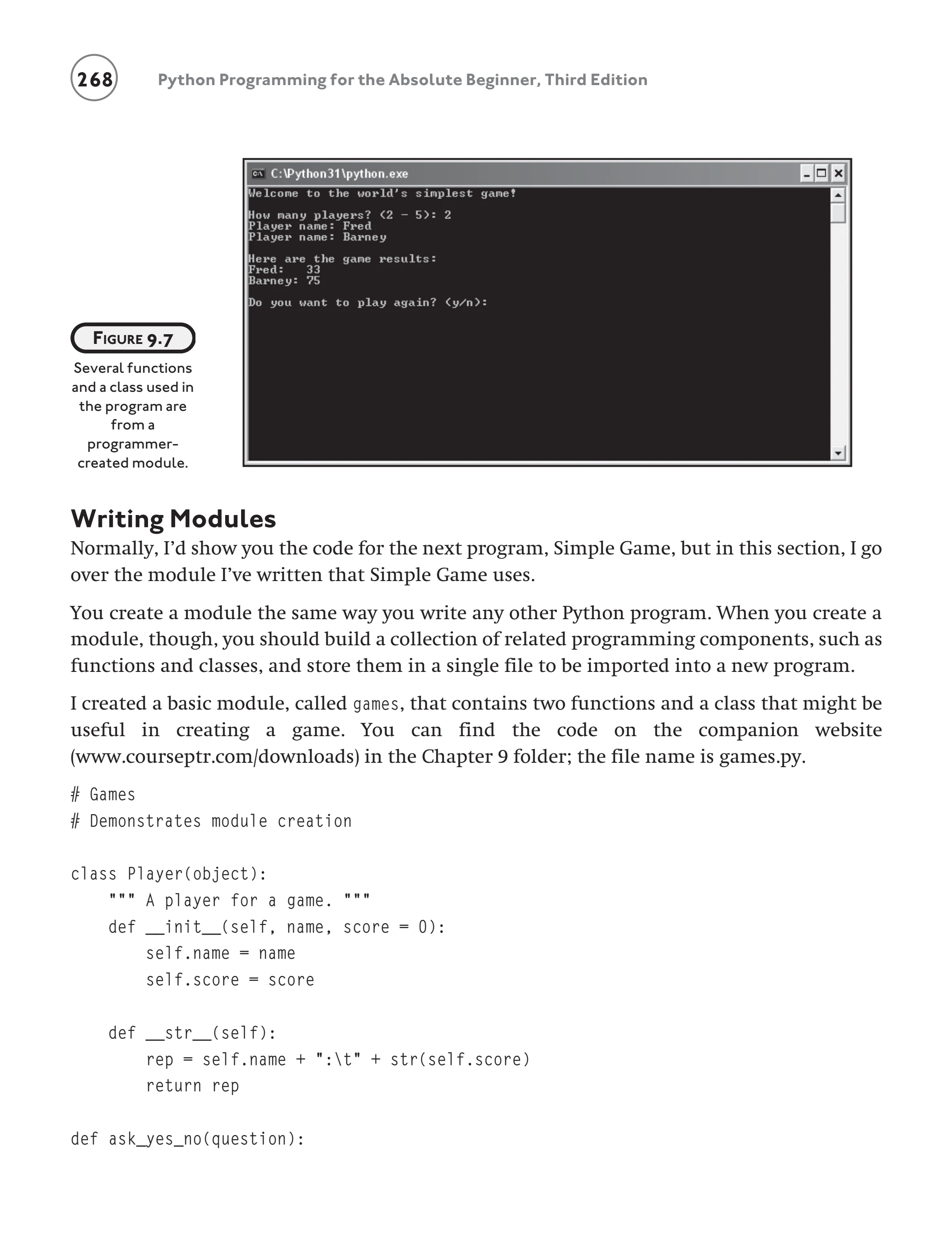 Python Programming for the Absolute Beginner- 3rd Edition - SHII MIIN ...